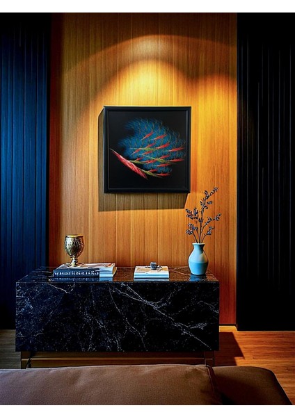 Dekoratif Soyut Tablo 40 x 40 cm CAN204 - Ev - Otel - Ofis - Hastahane - Kafe - Restoran Dekorasyonu