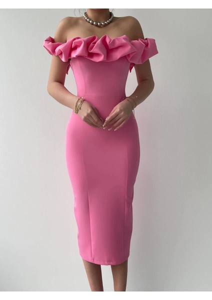 Popi Madonna Yaka Kalem Elbise fiyatları