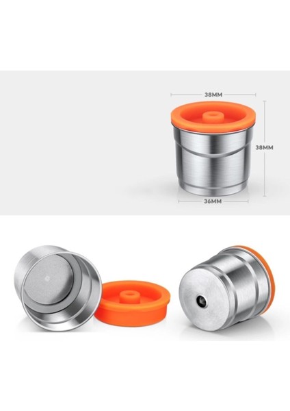 Paslanmaz Çelik Doldurulabilir Kahve Kapsülü, Şık ve Kullanışlı Kahve Aksesuarı fırsatları