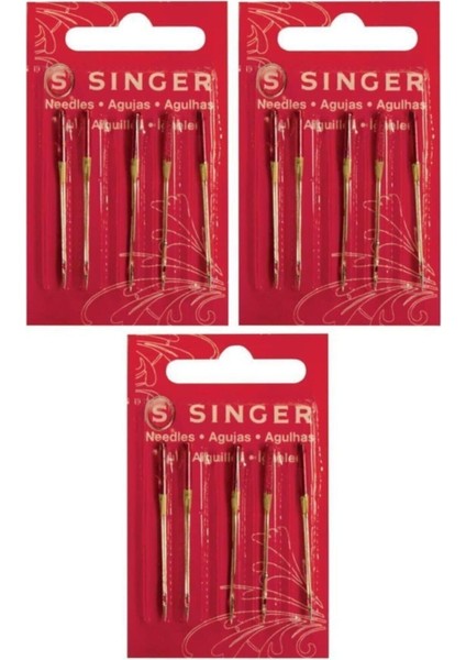 Kırmızı Dikiş Iğnesi 2020, 11 ve 3'lü Paket, Uyumlu ve Dayanıklı Ürün