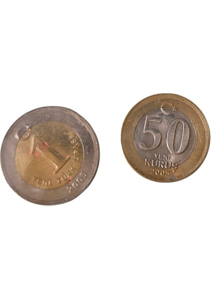 2005 Yılı 50 Kuruş ve 1 Ytl
