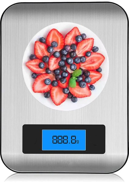Güçlü ve Hassas Dijital Mutfak Tartısı 5 Kg, Küçük ve Kullanışlı Ölçüm Cihazı