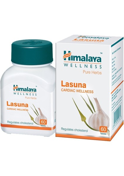 Lasuna Cardiac Garlic Regulates Cholesterol Sarımsak Ekstrat 60 Tablet