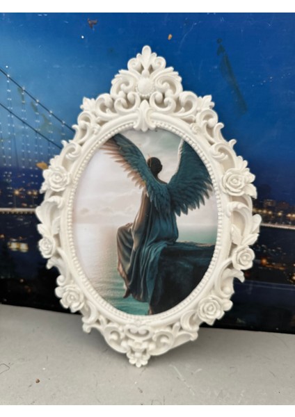 El Yapımı Melek Dekopajlı Tablo 42CM