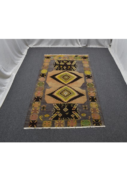 Antika El Dokuma Otantik Meşhed Iran Cerit Yörükleri Yün Kilim 6355 fiyatları