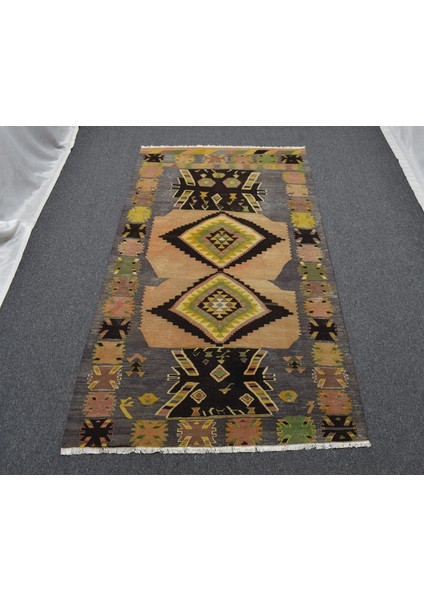 Antika El Dokuma Otantik Meşhed Iran Cerit Yörükleri Yün Kilim 6355 indirimleri