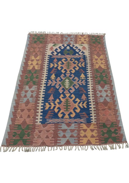 El Dokuma Farklı Otantik Balıkesir Yün Kilim 6352