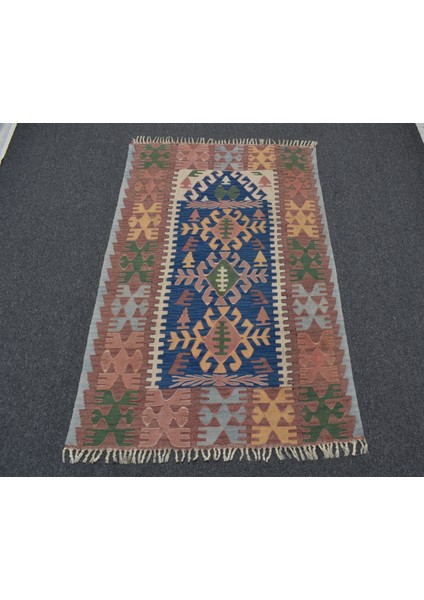 El Dokuma Farklı Otantik Balıkesir Yün Kilim 6352 indirimleri