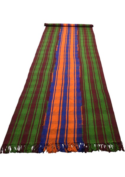 Antika El Dokuma Şaheser Dekorluk Perde Yün Kilim 6354