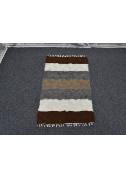 Yeni El Dokuma Rengarenk Tiftik Yün Siirt Kilimi 6343 indirimleri
