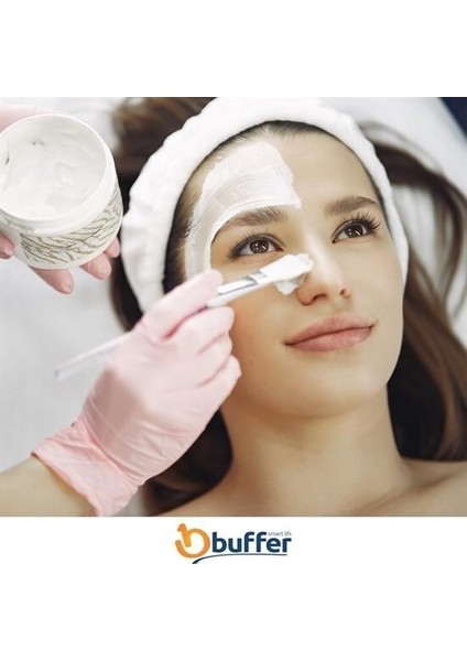Buffer® 2li Silikon Temizlemesi Kolay Kullanılabilen Yüz Cilt Bakımı Maske ve Krem Spatulası
