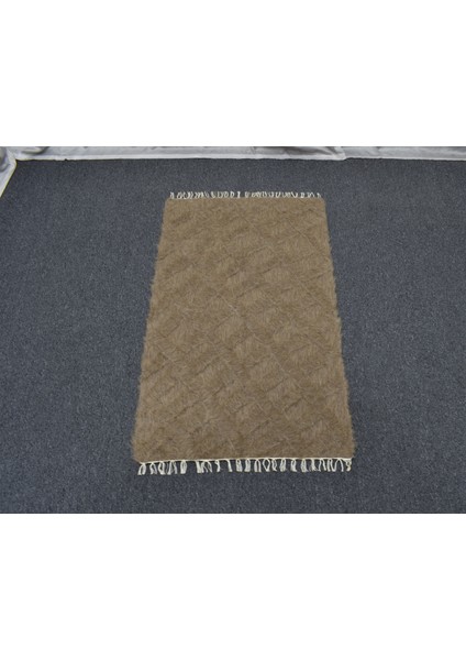Yeni El Dokuma Tek Renk Tiftik Yün Siirt Kilimi 6339 fırsatları