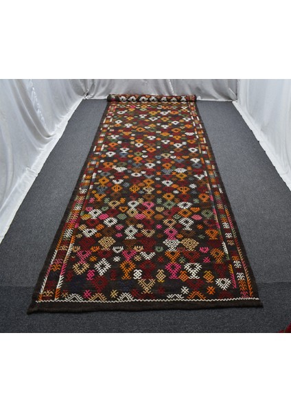 El Dokuma Otantik Yekpare Dikişsiz Battal Boy Yolluk Yün Kilim 6335 fiyatları