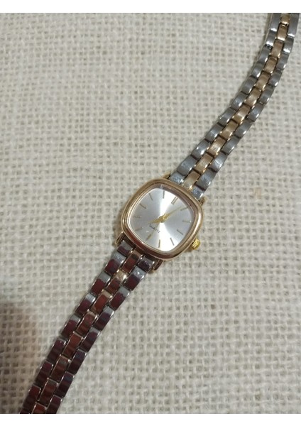 Vintage Retro Still Marka Model Oval Gold Kasa - Zincir Kordon Kadın Kol Saati 0021