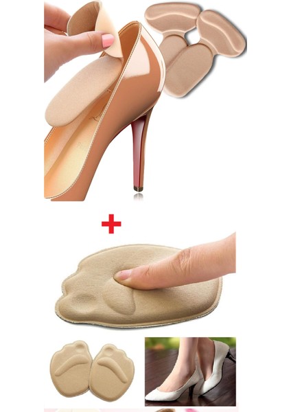 Büro Ev Ofis Personeli İçin 4 Parça Rahatlatıcı Ayak Ucu Topuk Pedi Seti fiyatları