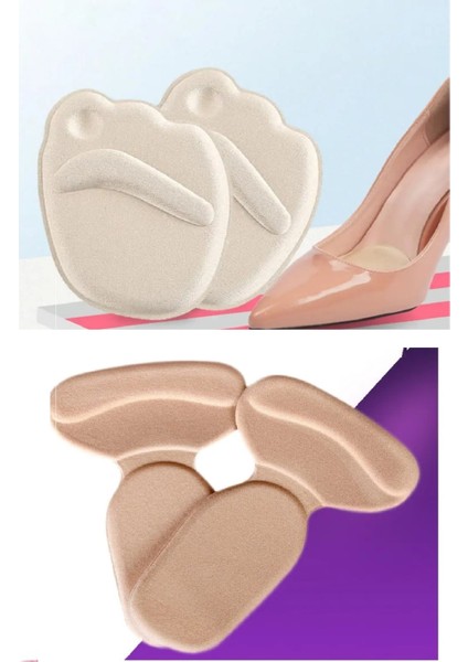 Büro Ev Ofis Personeli İçin 4 Parça Rahatlatıcı Ayak Ucu Topuk Pedi Seti fırsatları