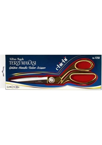 Altın Saplı Terzi Makası 24.2cm, Zarif ve Dayanıklı Kesim Aracı modelleri
