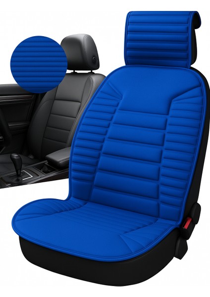 Jaguar F Pace 2017 Uyumlu Oto Koltuk Minderi Ergonomik Bumerang 2'li Lüks Set Mavi fiyatları