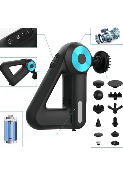 Büro Ev Ofis Kişisel Masaj Bakımı Için 12BAŞLI Yorgunluk Giderici Masaj Aparatı fırsatları