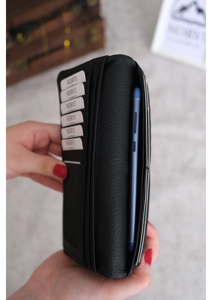 Telefon Bölmeli Hakiki Deri Kadın Cüzdan modelleri