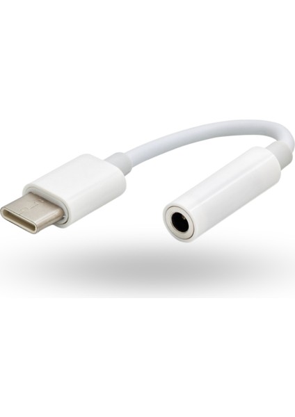 Büro Ev Ofis Network Dönüştürücü Için Beyaz Type-C To 3.5mm F Çevirici Sadece Xıaomı