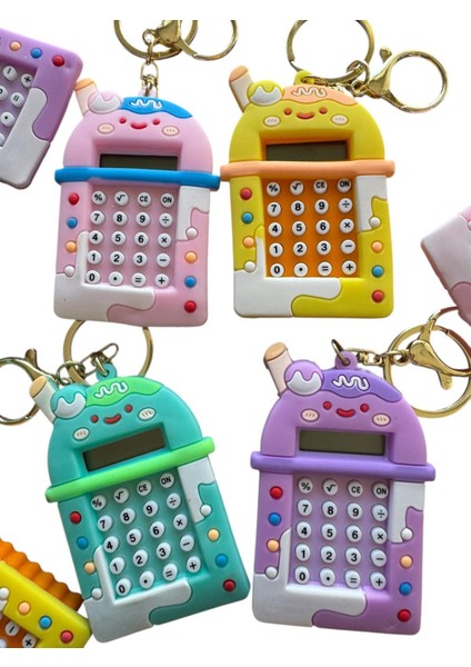 Mini Hesap Makinesi Labirentli Oyun Anahtarlık