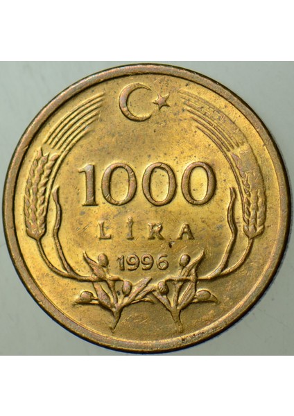 Türkiye Cumhuriyeti 1000 Lira 1996 Çilaltı Kondisyon. fiyatları