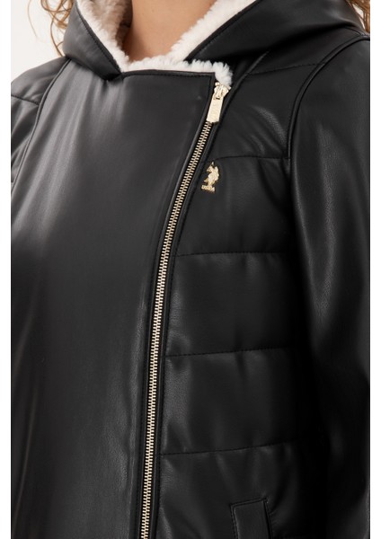 Kadın Siyah Deri Mont-Kaban 50297225-001