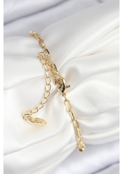 Pirinç Zirkon Taşlı Istiridye Model Gold Renk Kadın Bileklik fiyatları