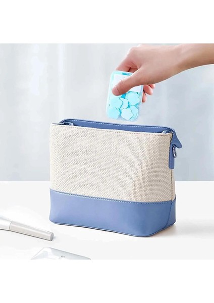 1 Paket 50 Yaprak Eriyen Taşınabilir Mini Kağıt Sabun Öğrenci Çiçek El Sabunu modelleri