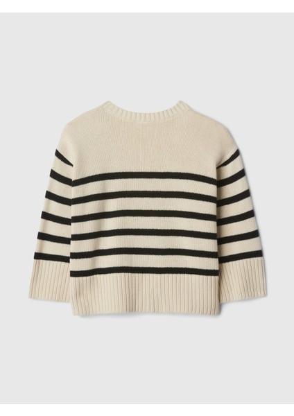 Kız Bebek Çok Renkli babyGap 24/7 Split-Hem bisiklet yaka kazak modelleri