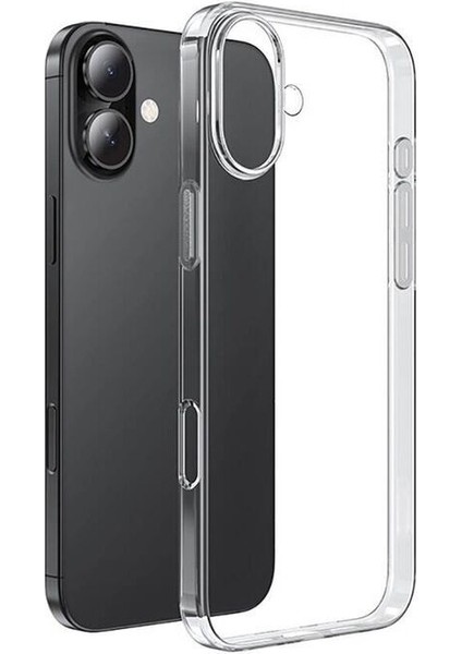 Apple iPhone 17 Uyumlu Kılıf Zebana Şeffaf Soft Silikon Kılıf Şeffaf