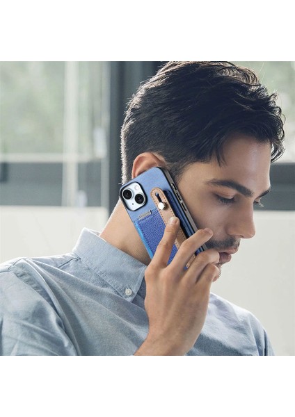 Apple iPhone 17 Pro Max Uyumlu Kılıf Zebana 2in1 Kartlıklı Best Deri Kılıf Mor modelleri