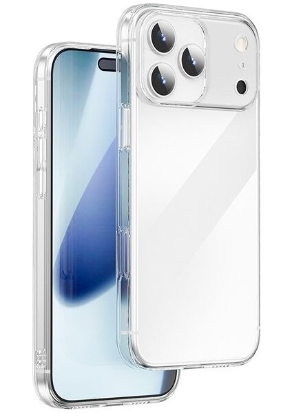 Apple iPhone 17 Pro Uyumlu Kılıf Zebana Şeffaf Soft Silikon Kılıf Şeffaf