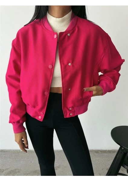 Bomber Mont Cyrus Kumaş - Fuşya fiyatları
