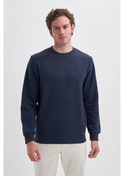 Lacivert Erkek Sweatshirt 56210