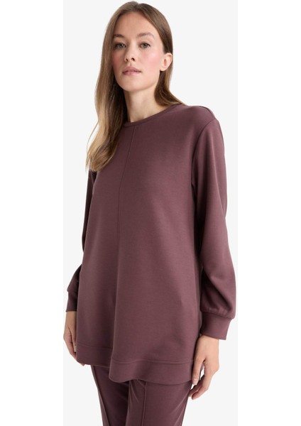 Regular Fit Bisiklet Yaka Uzun Kollu Tunik F5117AX25AU modelleri