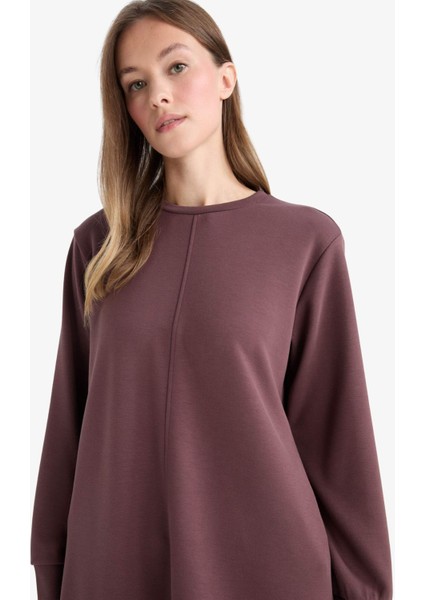 Regular Fit Bisiklet Yaka Uzun Kollu Tunik F5117AX25AU fırsatları