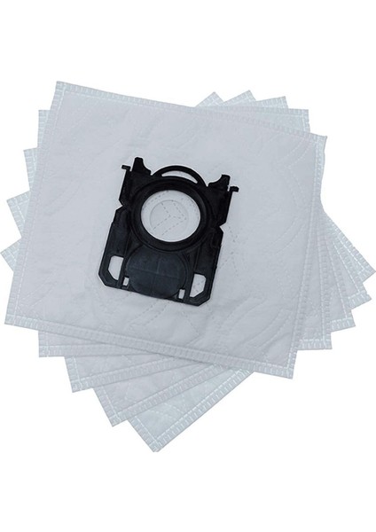 3 Katlı Elektrikli Süpürge Bez Toz Torbası 20 Adet Siyah