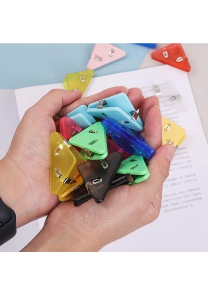 10 Adet Üçgen Plastik Mandal, Çok Amaçlı Kullanım, Dikiş ve Nakış Için Sıkıştırıcı modelleri