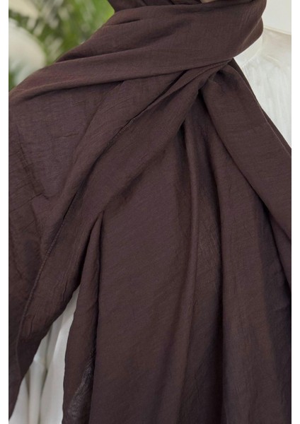 Comfort Pamuk Vual Şal Kahverengi modelleri