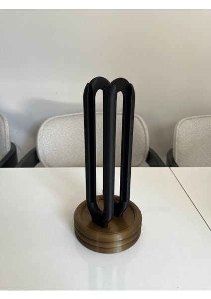 Şık Kahve Kapsül Standı, Mutfak Dekoru, Organizer, Bronz Tasarım indirimleri