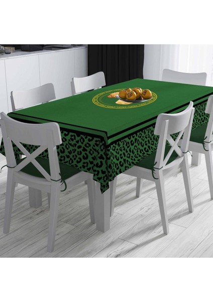 Yeşil Büst Detaylı Masa Örtüsü (Ince Keten Uluslararası Yıkama ve Solmama Sertifikası) fırsatları