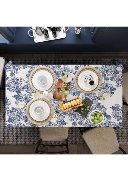 Blue Flowers Masa Örtüsü fiyatları