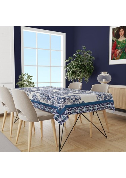 Blue Flowers Masa Örtüsü modelleri