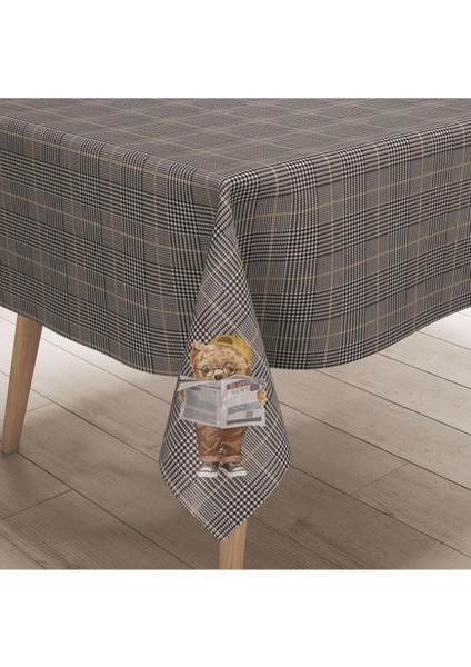 Ayıcık Teddies Masa Örtüsü - (Ince Keten, Uluslararası Yıkama ve Solmama Sertifikası) fiyatları