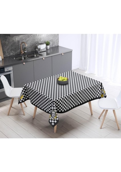 Fabulous People Masa Örtüsü - Meşhur Insanlar, Ince Keten Uluslararası Yıkama ve Solmama Sertifikası