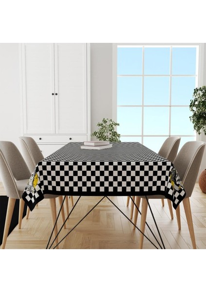 Fabulous People Masa Örtüsü - Meşhur Insanlar, Ince Keten Uluslararası Yıkama ve Solmama Sertifikası fiyatları