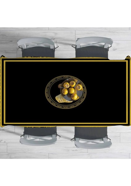 Siyah Büst Detaylı Masa Örtüsü Ince Keten Uluslararası Yıkama ve Solmama Sertifikası fiyatları