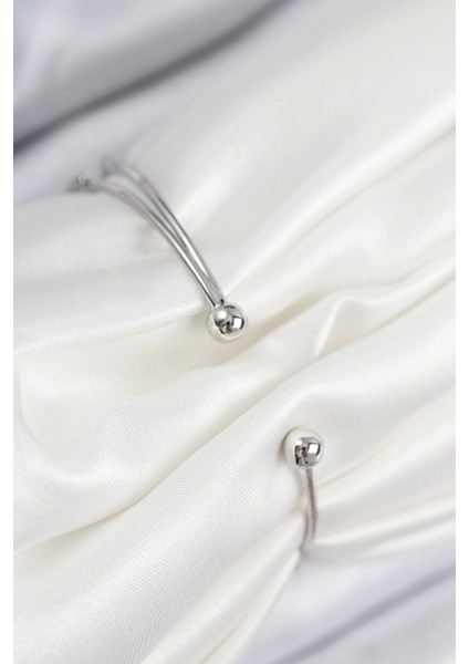 Pirinç Zirkon Taşlı Yıldız ve Inci Model Gümüş Renk Kadın Bileklik fiyatları